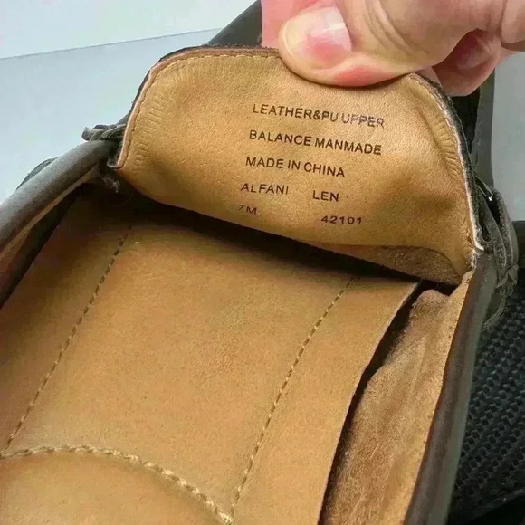 Alfani Len Driver with Bit Loafer Brown Leather Men Size 7M - Picture 7 of 7